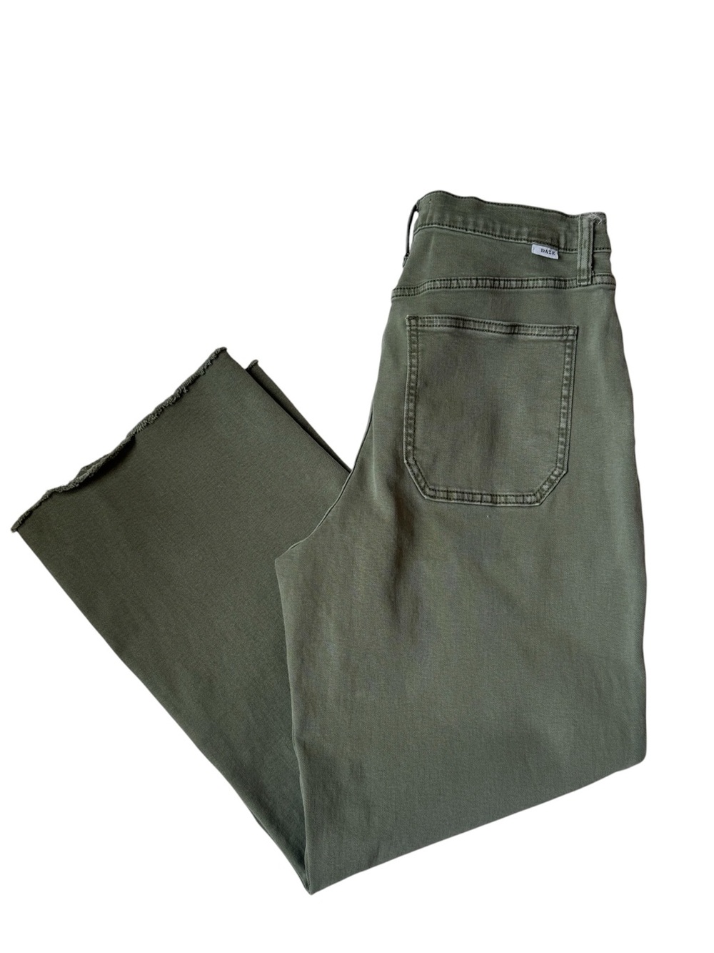 Daze High-Rise Wide Leg Utility Pants - Olive - Picture 4 of 7